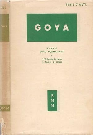 Imagen del vendedor de Goya a la venta por Biblioteca di Babele