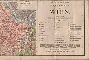 Bild des Verkufers fr Verkehrsplan von Wien Masstab 1 : 15.000 zum Verkauf von Biblioteca di Babele
