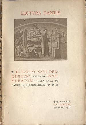 Bild des Verkufers fr Il Canto XXVI dell' inferno letto da Santi Muratori nella Sala di Dante in Orsanmichele zum Verkauf von Biblioteca di Babele