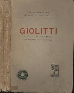 Immagine del venditore per Giolitti Saggio storico-biografico (con documenti dell'archivio Crispi) venduto da Biblioteca di Babele