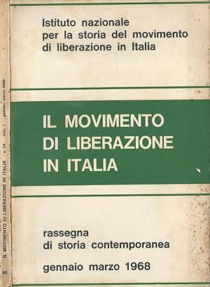 Seller image for Il movimento di liberazione in Italia Anno XX-N 90 Rassegna di storia contemporanea for sale by Biblioteca di Babele