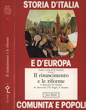 Bild des Verkufers fr Storia d' Italia e d' Europa. Comunit e popoli Vol. 3 Il Rinascimento e le riforme zum Verkauf von Biblioteca di Babele