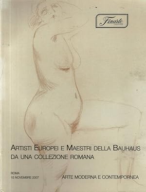 Seller image for Arte Moderna e Contemporanea. Artisti Europei e Maestri della Bauhaus da una collezione romana Asta 1388 for sale by Biblioteca di Babele