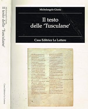 Bild des Verkufers fr Il testo delle Tusculane zum Verkauf von Biblioteca di Babele