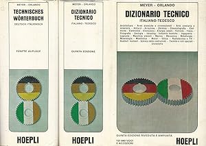 Immagine del venditore per Dizionario tecnico Italiano -Tedesco Deutsch - Italienisch venduto da Biblioteca di Babele