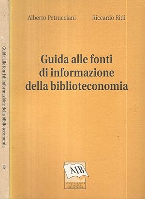 Bild des Verkufers fr Guida alle fonti di informazione della biblioteconomia zum Verkauf von Biblioteca di Babele