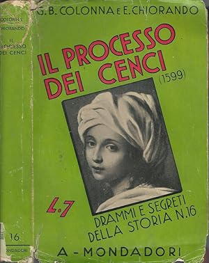 Imagen del vendedor de Il processo dei Cnci (1599) a la venta por Biblioteca di Babele