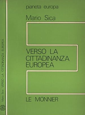 Bild des Verkufers fr Verso la cittadinanza europea zum Verkauf von Biblioteca di Babele