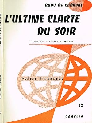 Seller image for L'ultime clart du soir Poesies for sale by Biblioteca di Babele