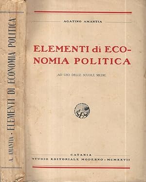 Seller image for Elementi di economia politica ad uso delle scuole medie for sale by Biblioteca di Babele