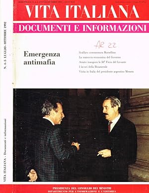 Bild des Verkufers fr Vita Italiana. Documenti e informazioni. Bimestrale n.4/5 anno XLII zum Verkauf von Biblioteca di Babele