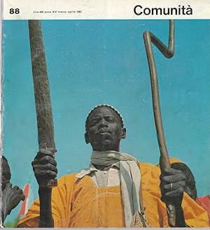 Seller image for Comunit Anno 1961-N 88 Rivista mensile di informazione culturale for sale by Biblioteca di Babele