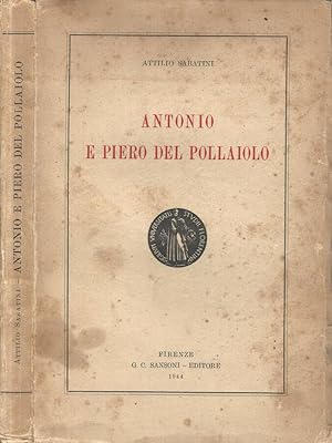 Bild des Verkufers fr Antonio e Piero del Pollaiolo zum Verkauf von Biblioteca di Babele