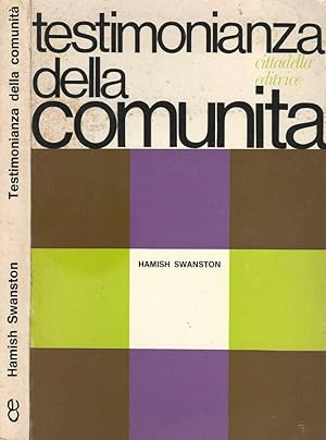 Seller image for Testimonianza della comunit for sale by Biblioteca di Babele