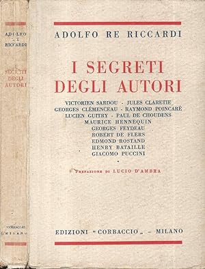 Seller image for I segreti degli autori for sale by Biblioteca di Babele