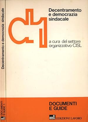 Seller image for Decentramento e democrazia sindacale for sale by Biblioteca di Babele