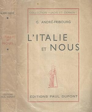 Seller image for L'Italie et nous for sale by Biblioteca di Babele