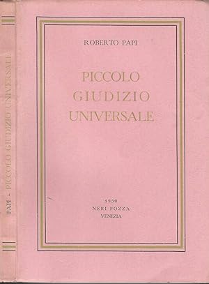 Bild des Verkufers fr Piccolo giudizio universale zum Verkauf von Biblioteca di Babele
