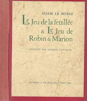 Bild des Verkufers fr Le jeu de la feuille, Le jeu de Robin & Marion zum Verkauf von Biblioteca di Babele