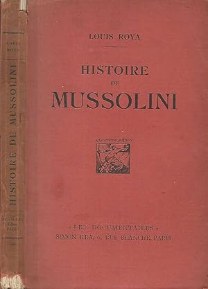 Seller image for Histoire de Mussolini for sale by Biblioteca di Babele