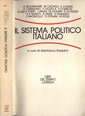 Bild des Verkufers fr Il sistema politico italiano zum Verkauf von Biblioteca di Babele