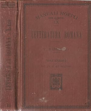 Bild des Verkufers fr Letteratura romana zum Verkauf von Biblioteca di Babele