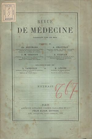 Seller image for Sur l'action physiologique et thrapeutique de l'Actanilide Extrait de la Revue de Mdecine for sale by Biblioteca di Babele