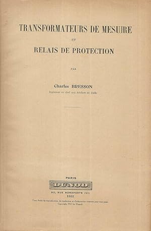 Seller image for Transformateurs de mesure et relais de protection for sale by Biblioteca di Babele