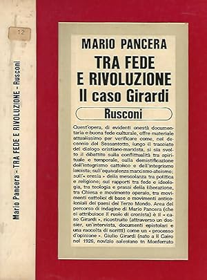 Imagen del vendedor de Tra fede e rivoluzione Il caso Girardi a la venta por Biblioteca di Babele