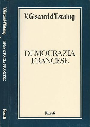 Bild des Verkufers fr Democrazia francese zum Verkauf von Biblioteca di Babele