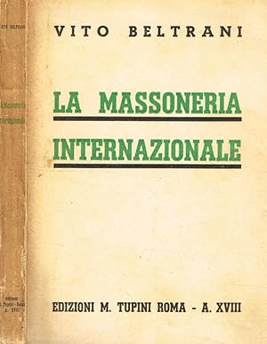 Bild des Verkufers fr La massoneria internazionale zum Verkauf von Biblioteca di Babele