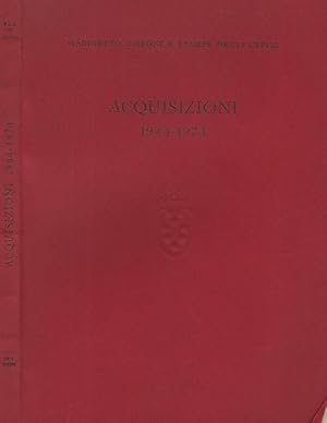 Seller image for Acquisizioni 1944 - 1974 for sale by Biblioteca di Babele