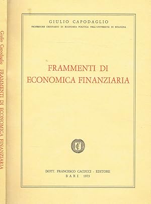 Seller image for Frammenti di economica finanziaria for sale by Biblioteca di Babele