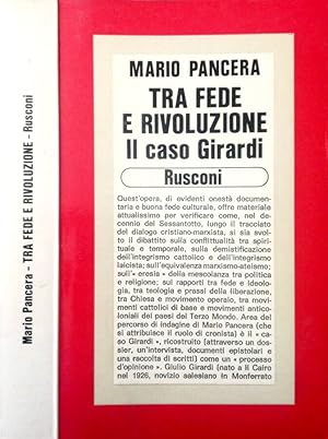 Imagen del vendedor de Tra fede e rivoluzione Il caso Girardi a la venta por Biblioteca di Babele