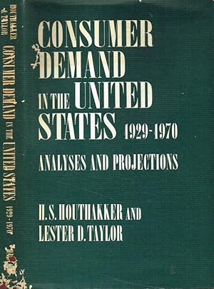 Immagine del venditore per Consumer demand in the United States, 1929-1970 Analyses and projections venduto da Biblioteca di Babele