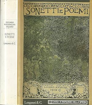 Imagen del vendedor de Sonetti e poemi a la venta por Biblioteca di Babele