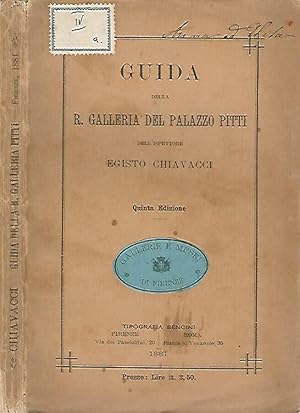 Seller image for Guida della R. Galleria del Palazzo Pitti for sale by Biblioteca di Babele