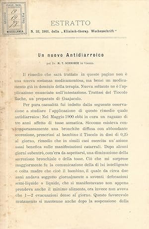 Seller image for Un nuovo antidiarroico for sale by Biblioteca di Babele