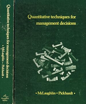 Seller image for Quantitative techniques for management decision for sale by Biblioteca di Babele