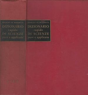 Bild des Verkufers fr Dizionario rapido di scienze pure e applicate zum Verkauf von Biblioteca di Babele