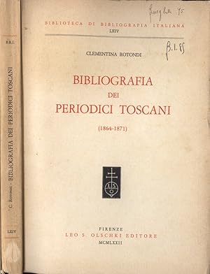 Bild des Verkufers fr Bibliografia dei periodici toscani ( 1864 - 1871 ) zum Verkauf von Biblioteca di Babele