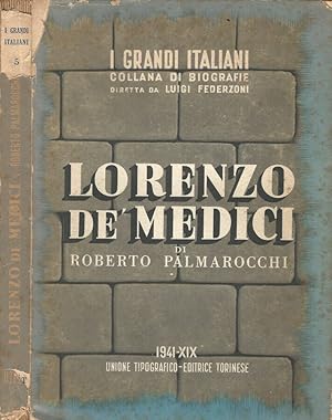 Bild des Verkufers fr Lorenzo De' Medici zum Verkauf von Biblioteca di Babele