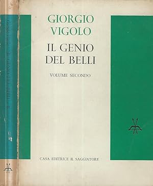 Bild des Verkufers fr Il genio del Belli Vol. II Tematica dei sonetti , testi e commenti zum Verkauf von Biblioteca di Babele