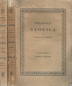 Bild des Verkufers fr Biblioteca storica di tutte le nazioni Classe quinta - Storici tedeschi zum Verkauf von Biblioteca di Babele