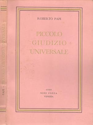 Imagen del vendedor de Piccolo giudizio universale a la venta por Biblioteca di Babele