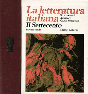 Bild des Verkufers fr La letteratura italiana.Storia e testi: Il Settecento vol. VI zum Verkauf von Biblioteca di Babele