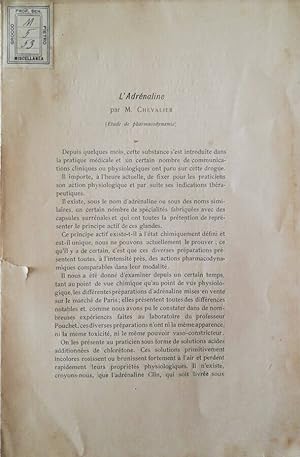 Bild des Verkufers fr L'adrnaline zum Verkauf von Biblioteca di Babele
