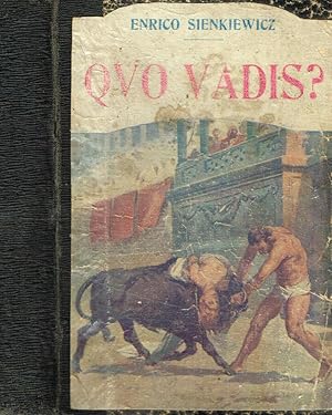 Seller image for Quo Vadis? Racconto storico dei tempi di Nerone for sale by Biblioteca di Babele