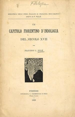 Seller image for Un capitolo fiorentino d'indologia del secolo XVII for sale by Biblioteca di Babele