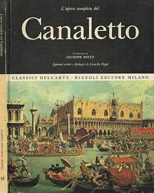 Seller image for L'opera completa del Canaletto for sale by Biblioteca di Babele